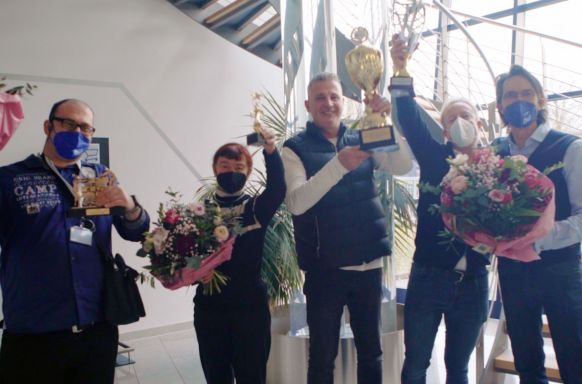Anastasios Potsolidis, Cornelie Krüger, Georg Obradovic, Uli Keil und Jürgen Brunner